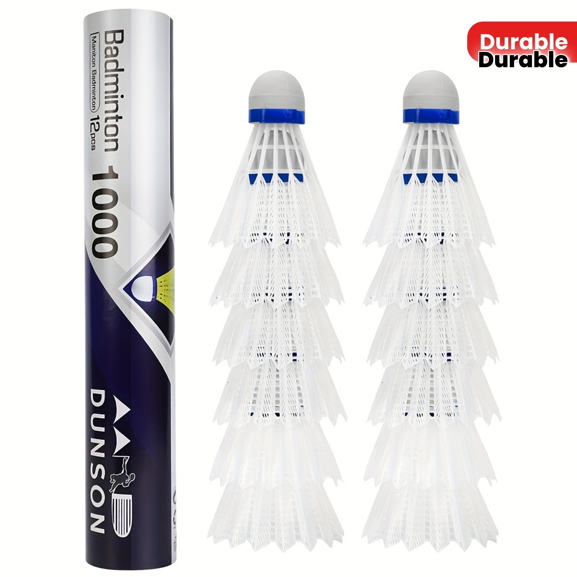 12pcs Nylon Shuttlecocks Durable 12pcs\u002F6pcs Nylon Badminton Shuttlecocks