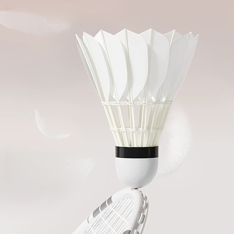 3 durable plastic badminton shuttlecocks - Durable nylon for stable flight