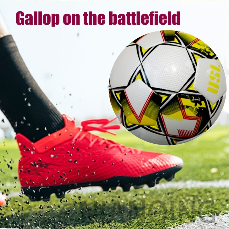 New Thickened PU Leather Seamless Heat-Sealed Soccer Ball