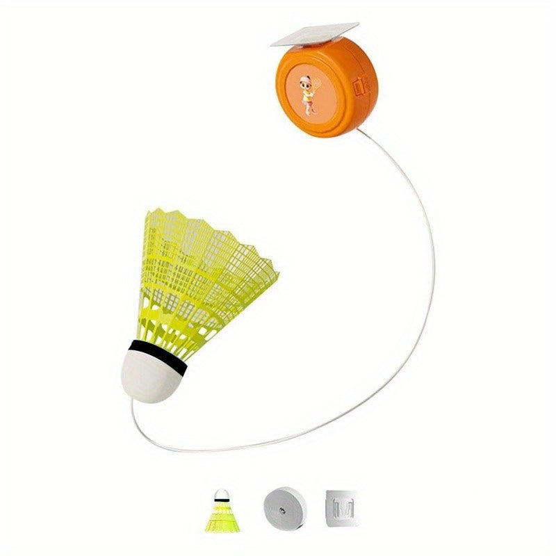 Badminton Trainer, Rebound Badminton Indoor Badminton Set, Automatic Telescopic Cyclotron Single Trainer