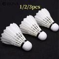 Premium Badminton Shuttlecocks 3pcs Premium Goose Feather Badminton Shuttlecocks - Durable