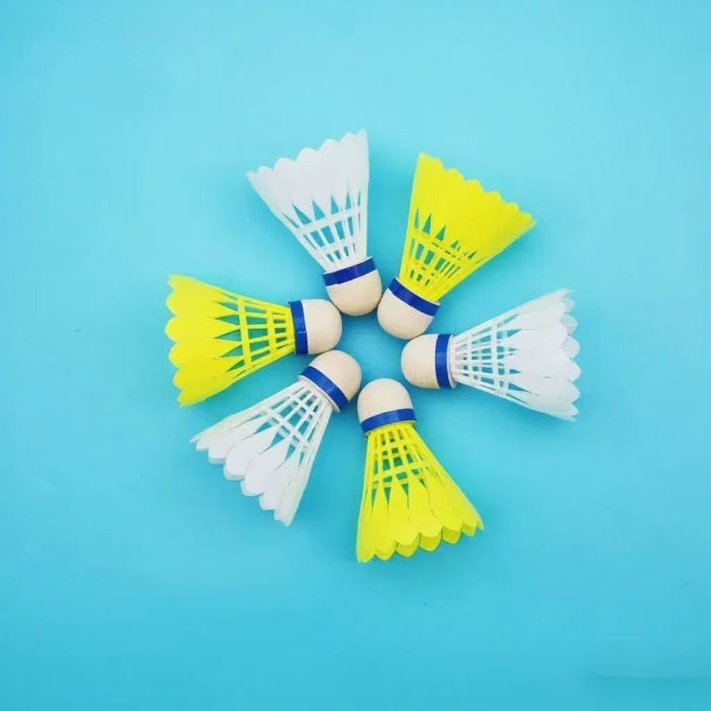 3pcs New Super Durable Flight Stability Simulated Nylon Badminton Shuttlecocks