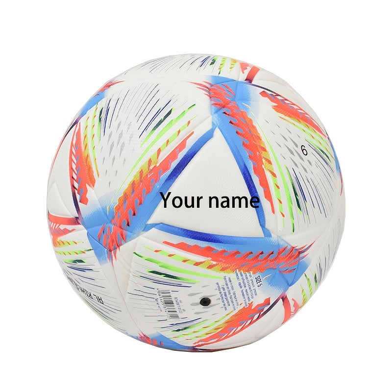 Custom Engraved Soccer Ball Personalized Golden Football Will Custom Engraved Size 5 Soccer Ball - Faux Leather