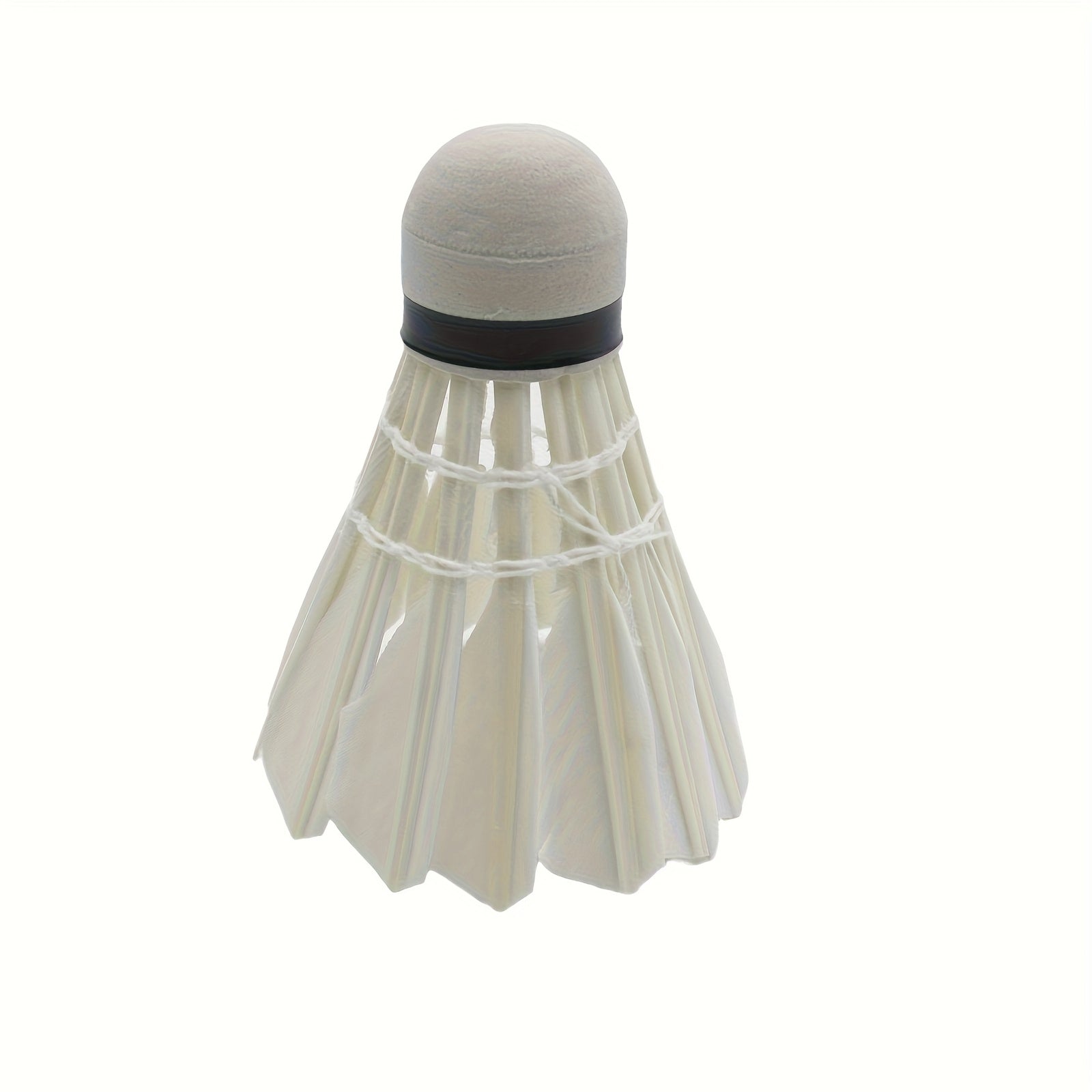 Badminton Shuttlecock - Durable Foam Tip, Soft Feather Lightweight Design for Training