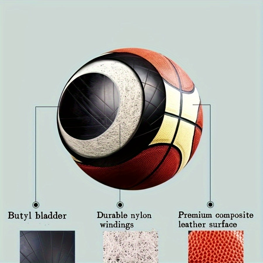 One And Two Pack GG7X Size 7 PU Basketball - Durable, Multi-Color