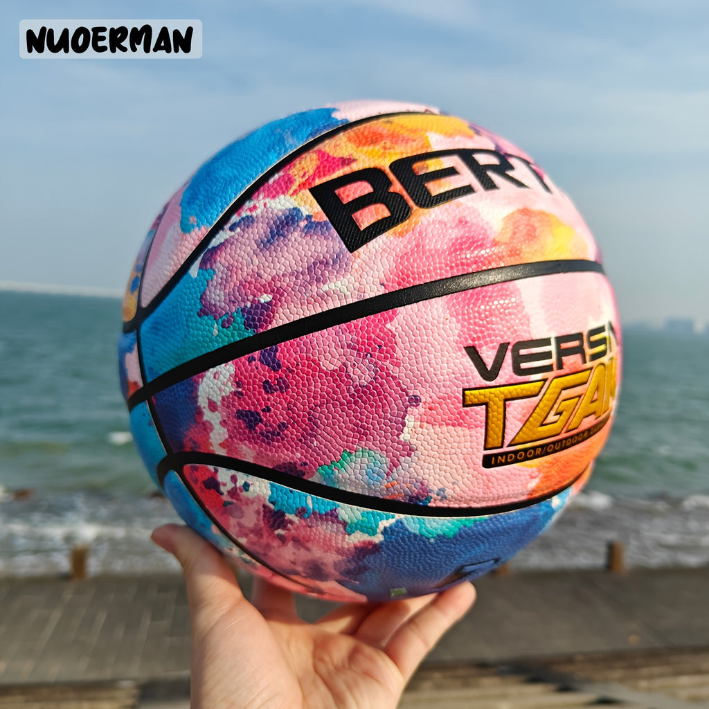 NUOERMAN Vibrant Dragon-Themed Basketball - Durable