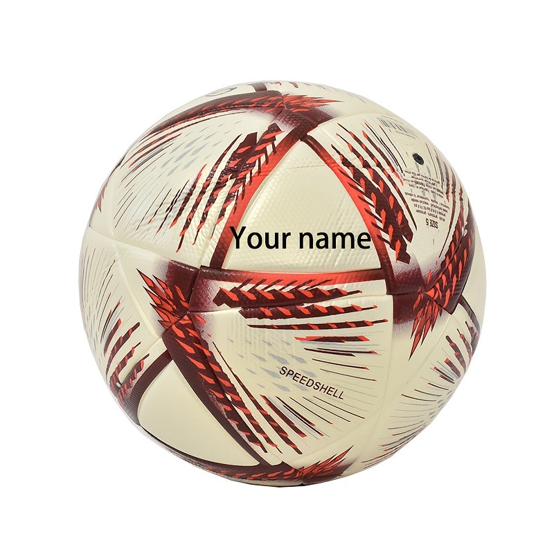 Custom Engraved Soccer Ball Personalized Golden Football Will Custom Engraved Size 5 Soccer Ball - Faux Leather