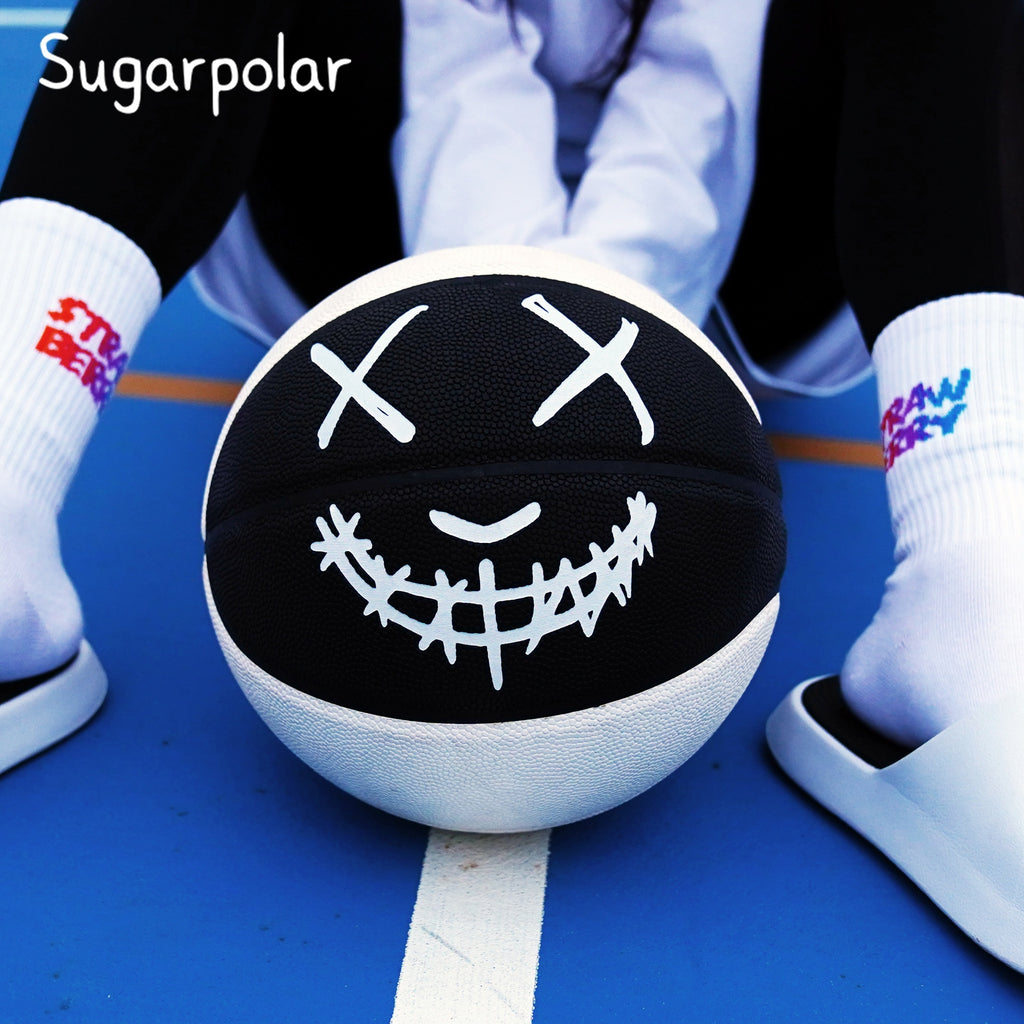 Sugarpolar Youth Size 7 Basketball, Fluorescent Glow in Dark, Wear-Resistant Non-Slip