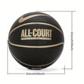 NIKE Genuine Products Black Golden Basketball Size 7 Authentic Durable Indoor And Outdoor Game Ball