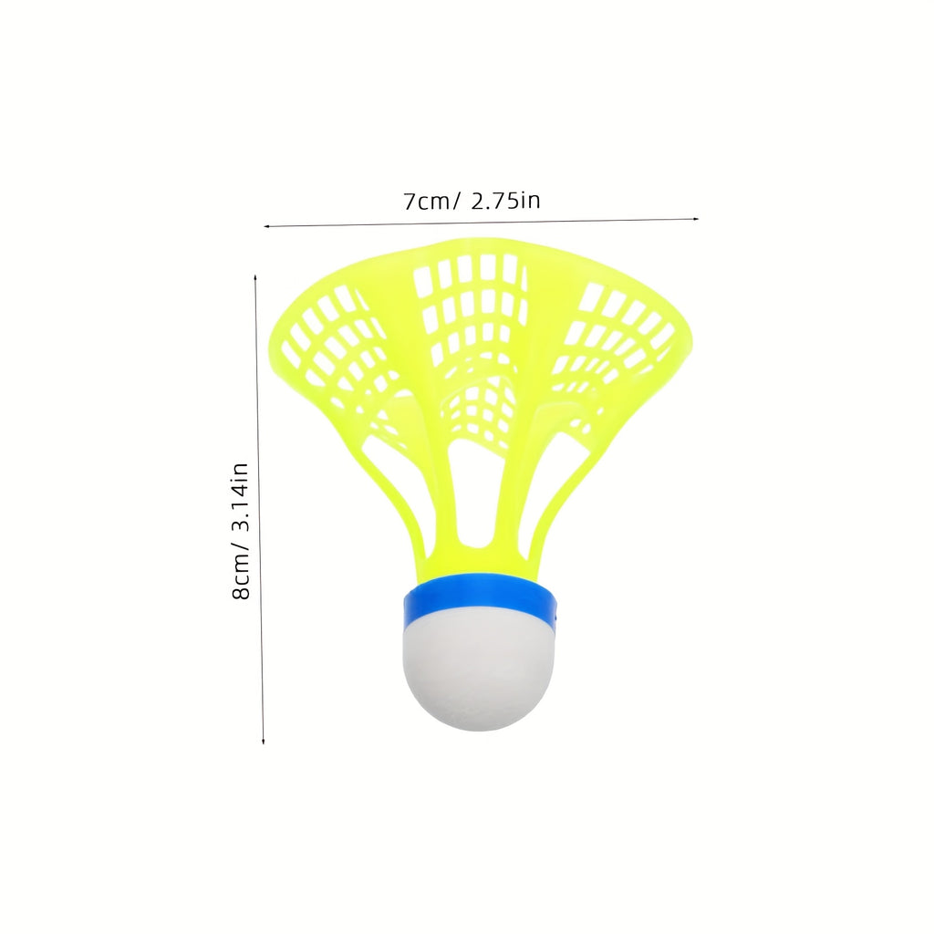 Windproof Badminton Balls 6 Windproof and Durable PA Nylon Badminton Balls | High Flight Stability