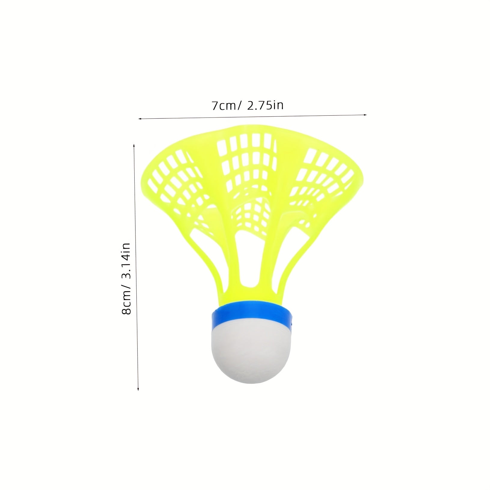 Windproof Badminton Balls 6 Windproof and Durable PA Nylon Badminton Balls | High Flight Stability