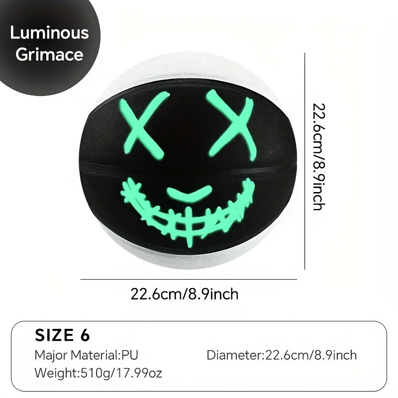 Sugarpolar Youth Size 7 Basketball, Fluorescent Glow in Dark, Wear-Resistant Non-Slip