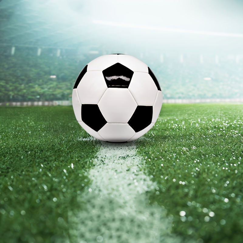 Personalized Football - Name\u002FText\u002FLogo - Heavy-Duty PU Training Ball - Size 5 Soccer Ball for Indoor