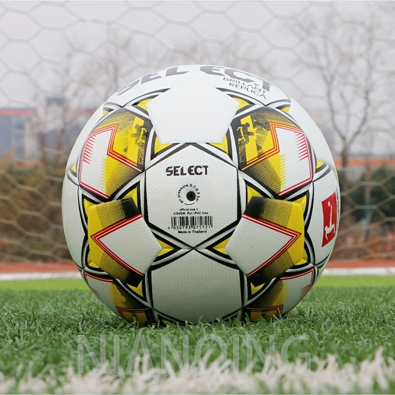 New Thickened PU Leather Seamless Heat-Sealed Soccer Ball