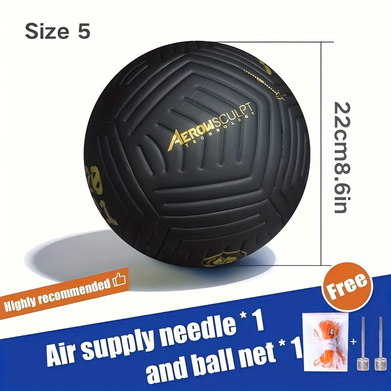 Premium Soccer Ball Premium Soccer Ball, Size 5, Seamless Faux Leather