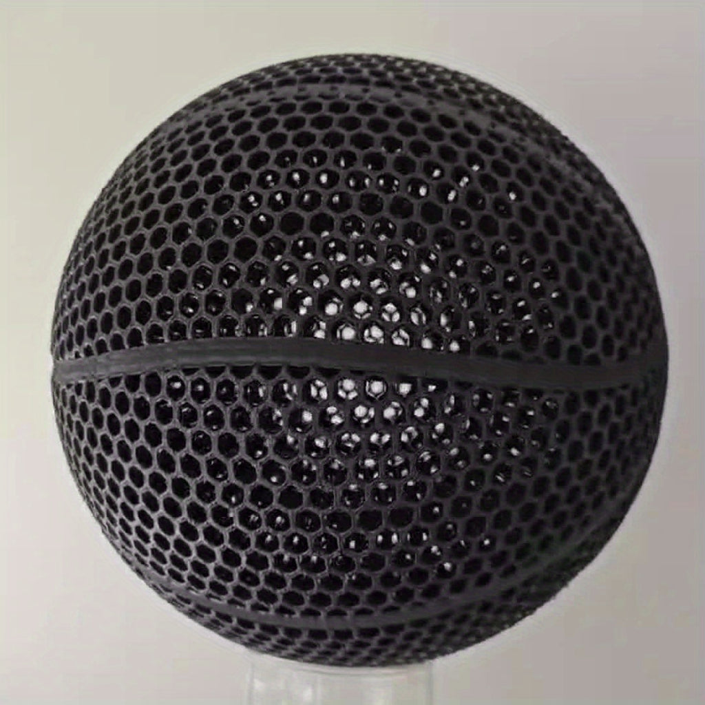NUOERMAN 3D Printed Orange Basketball - No-Inflation Concept