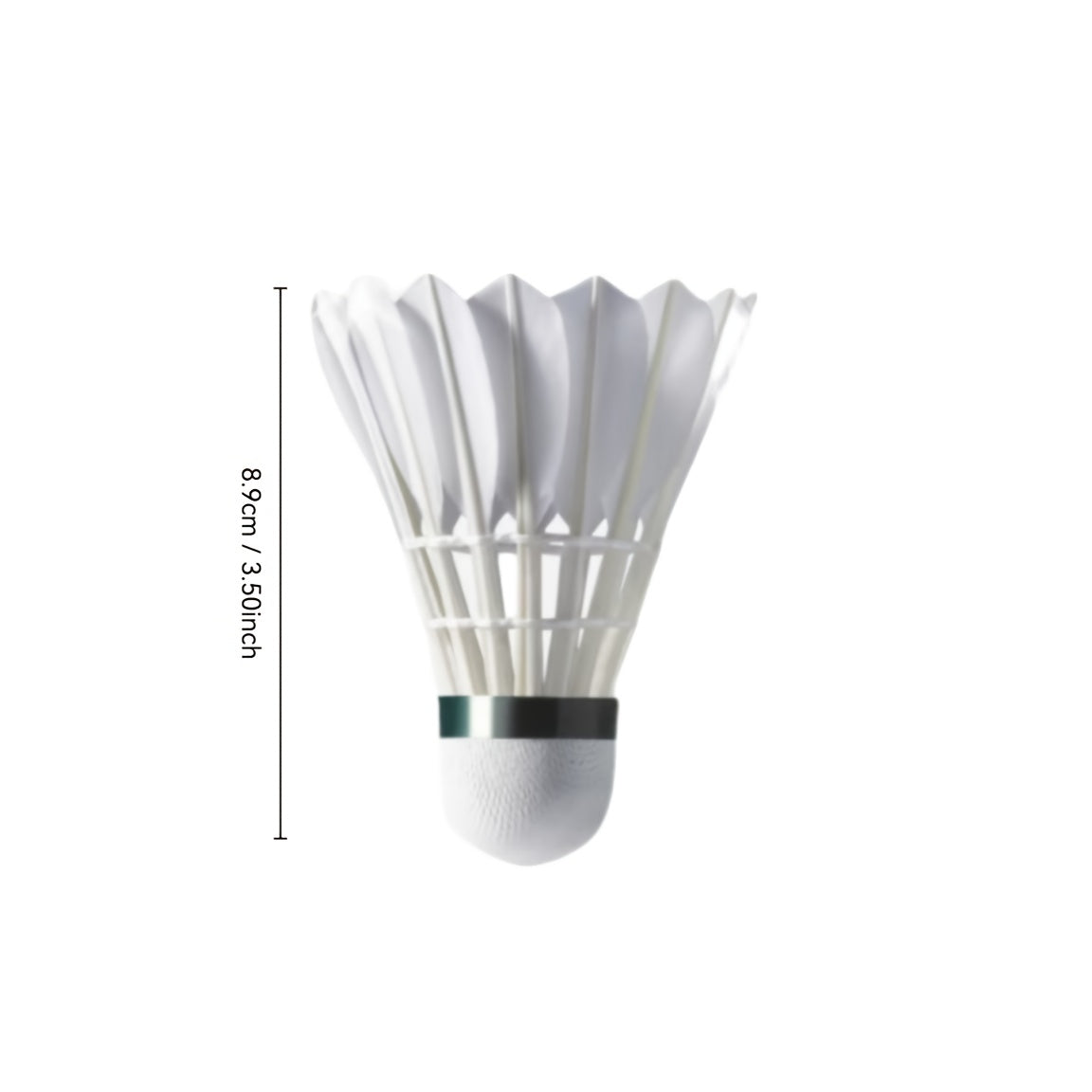 3 durable plastic badminton shuttlecocks - Durable nylon for stable flight