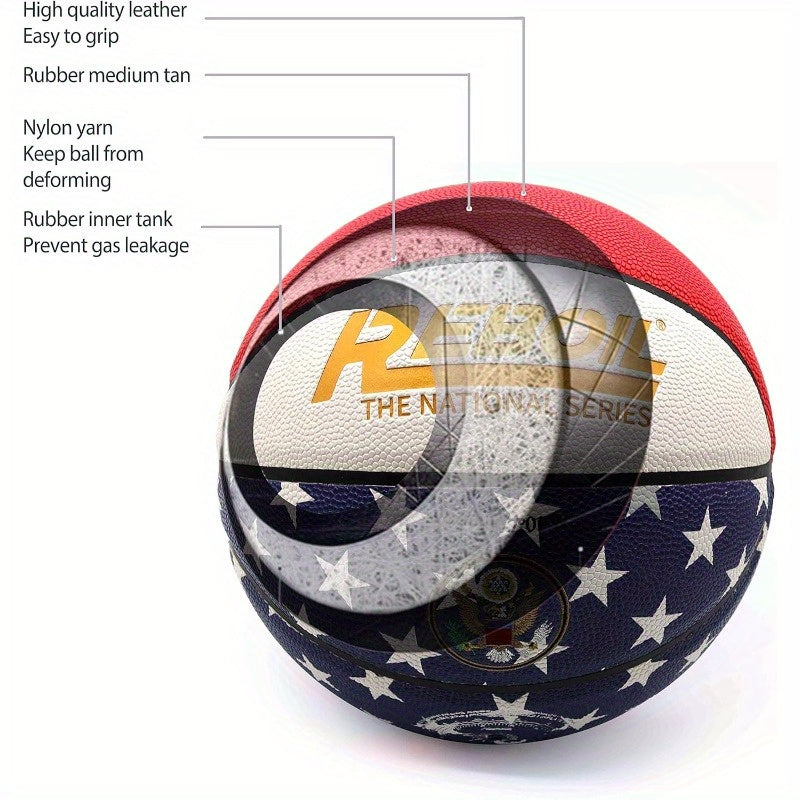 Premium Rubber Leather Basketball and Youth Size 3 4 5 6 7