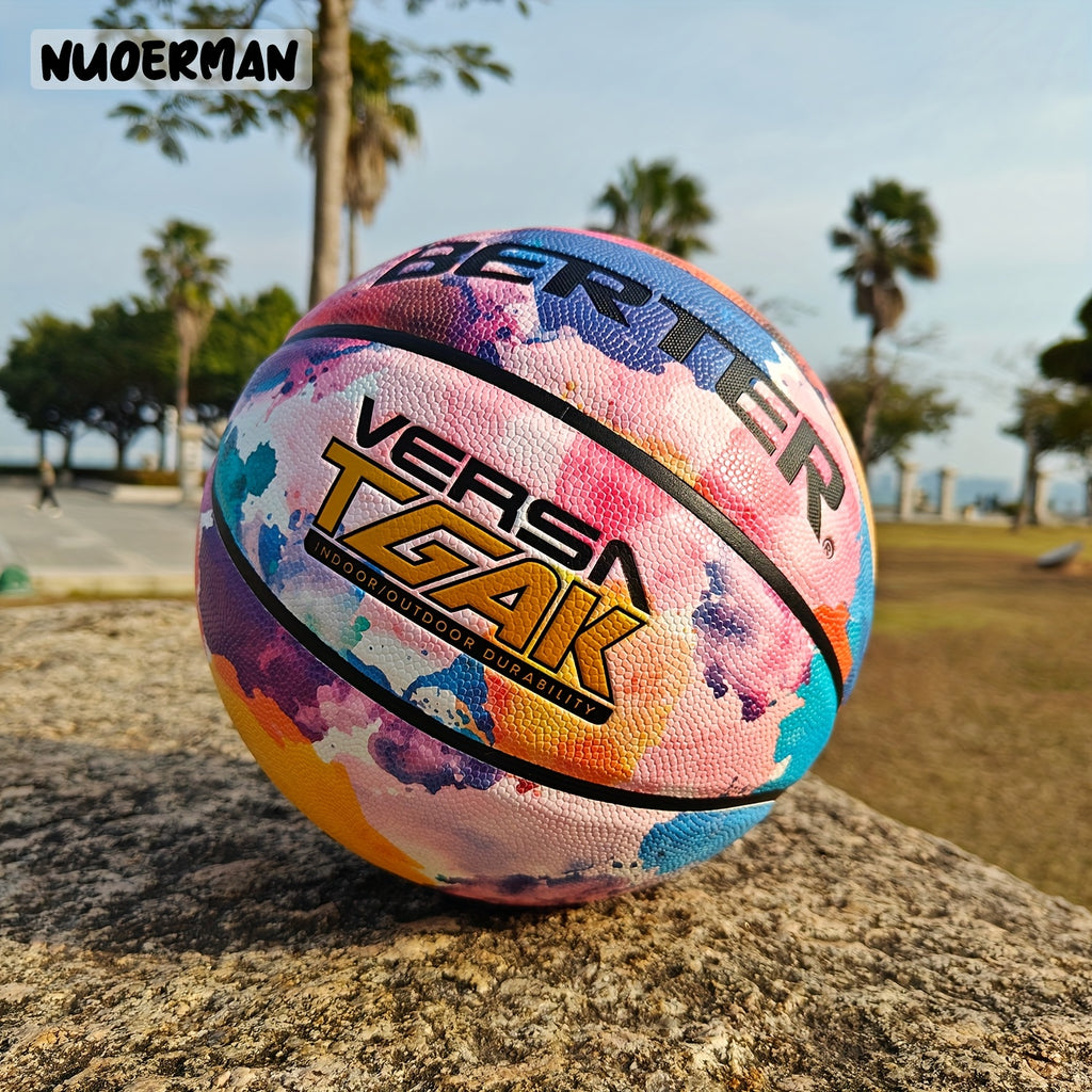 NUOERMAN Vibrant Dragon-Themed Basketball - Durable