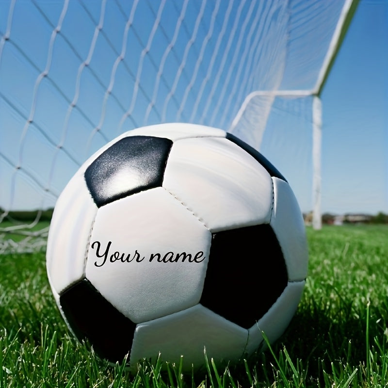 A Custom Size 5 Soccer Ball for Outdoor Training And Fun, Suitable for Playing in The Backyard Or Park