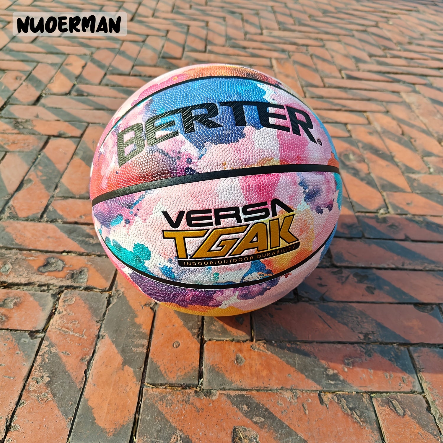 NUOERMAN Vibrant Dragon-Themed Basketball - Durable
