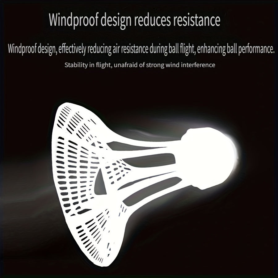 10pcs Durable Nylon Badminton Rackets - Windproof Design for Enhanced Stability