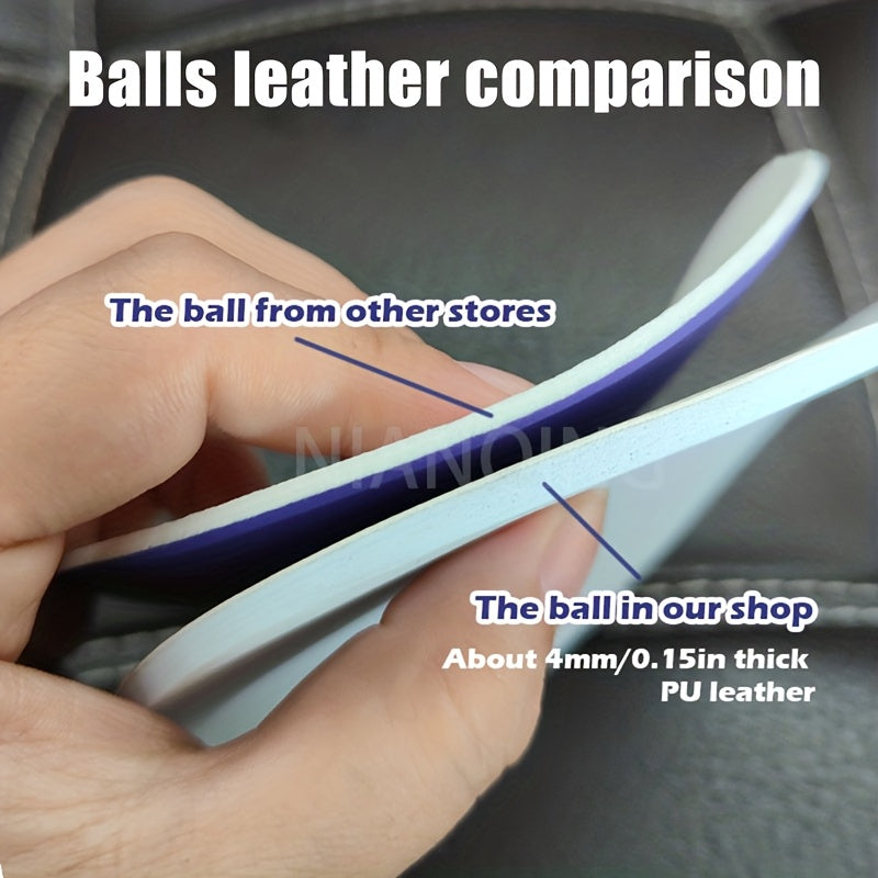 New Thickened PU Leather Seamless Heat-Sealed Soccer Ball