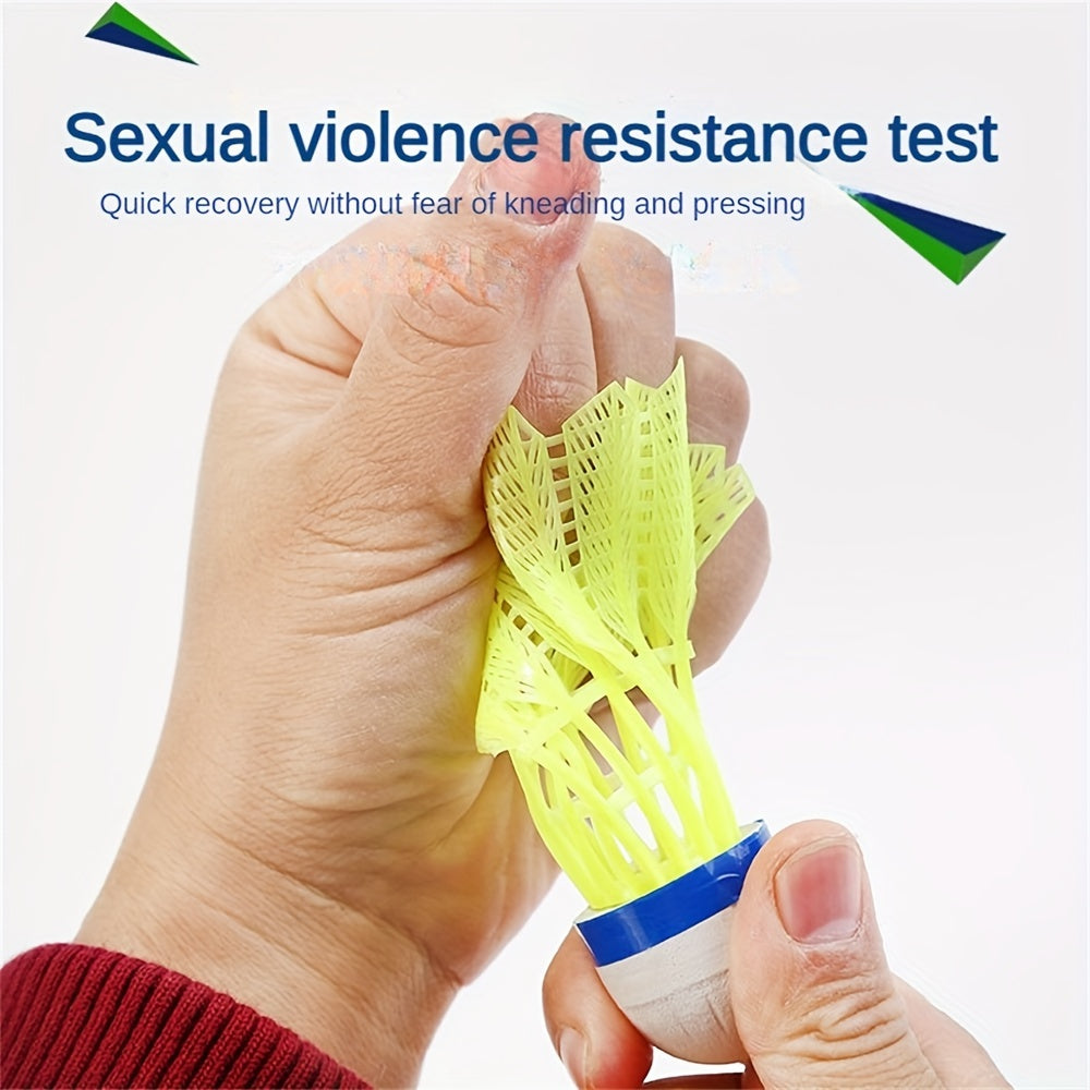 12pcs Nylon Shuttlecocks Durable 12pcs\u002F6pcs Nylon Badminton Shuttlecocks