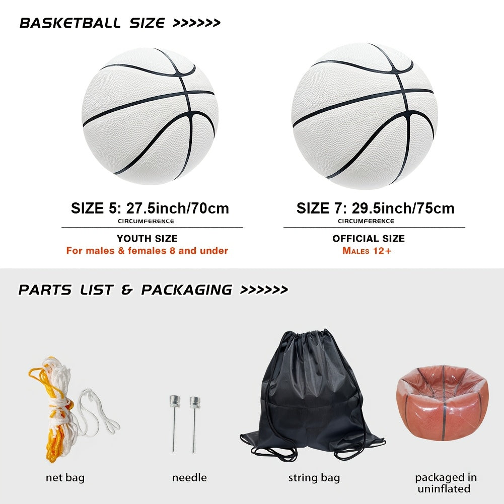 Customized No. 5\u002F7 Basketball - Cute Salamander Design, Durable Pu Material