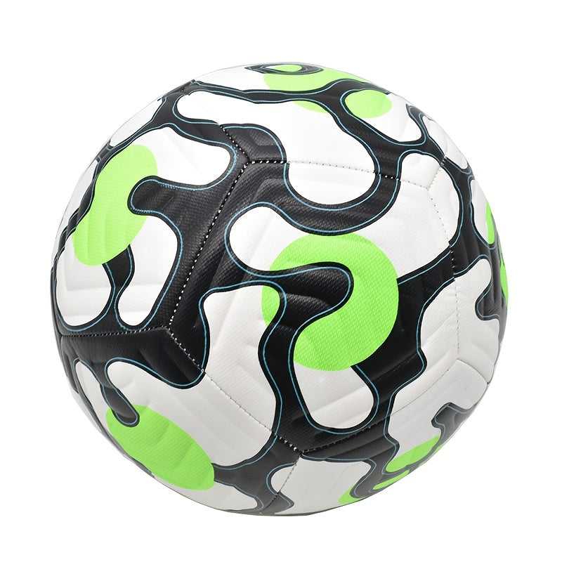 Personalized Youth Soccer Ball, Custom Engraved Size 5 Football, Durable Faux Leather