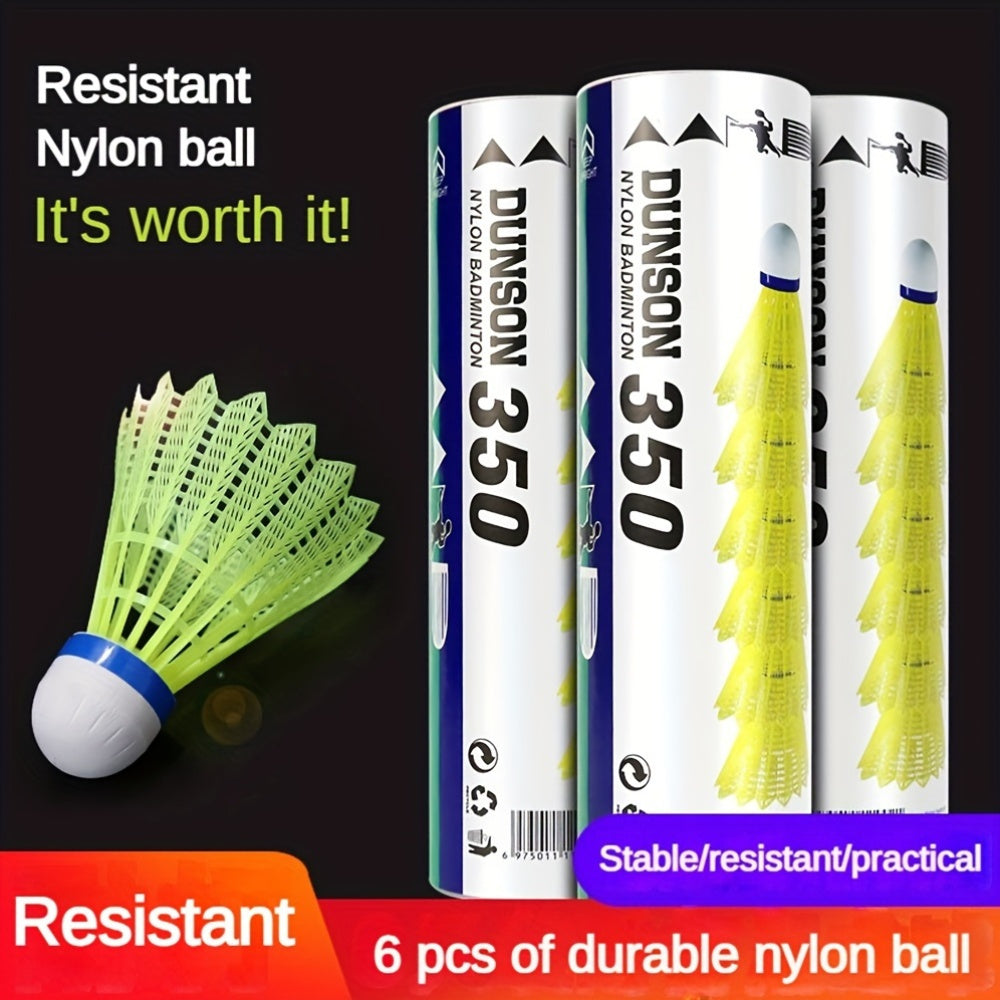 12pcs Nylon Shuttlecocks Durable 12pcs\u002F6pcs Nylon Badminton Shuttlecocks