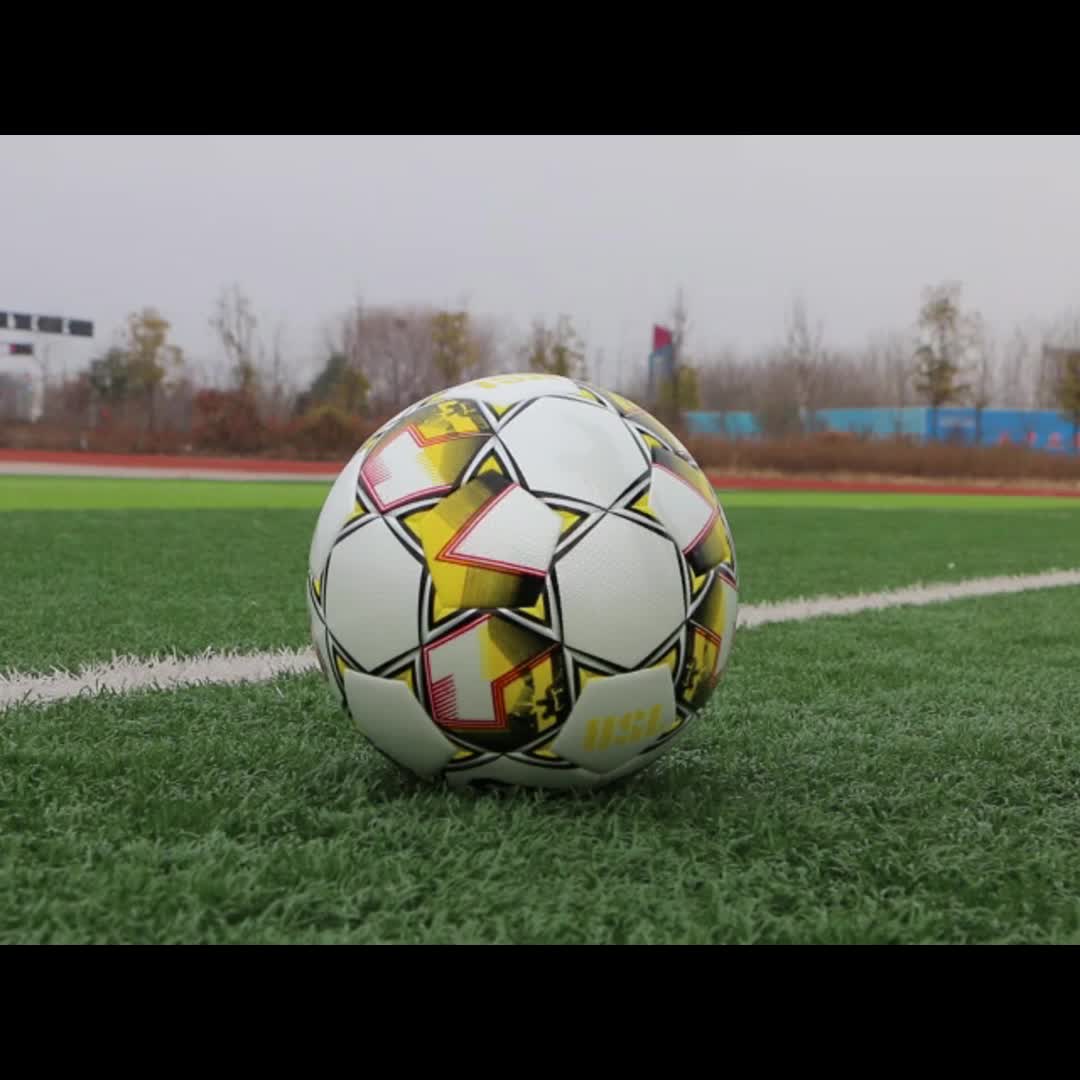 New Thickened PU Leather Seamless Heat-Sealed Soccer Ball