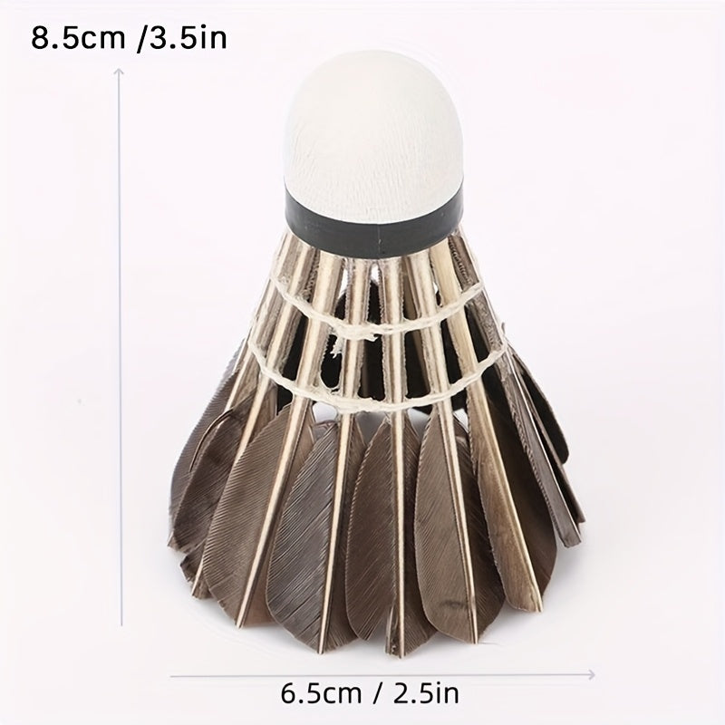 2-Pack Black Duck Feather Balls, Satisfies 2-6 Serve Needs, Small Bucket for Easy Portability