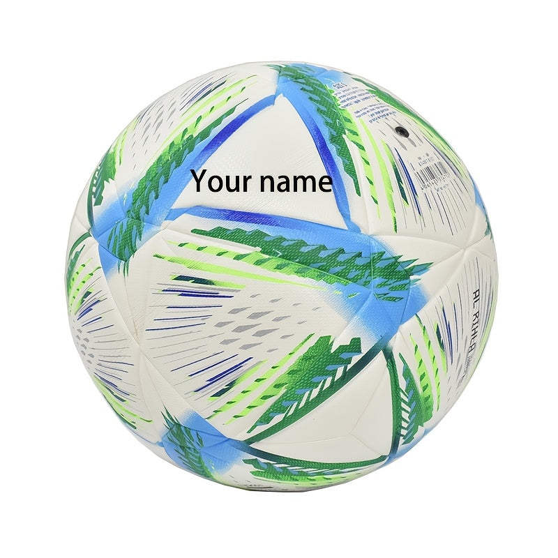 Custom Engraved Soccer Ball Personalized Golden Football Will Custom Engraved Size 5 Soccer Ball - Faux Leather