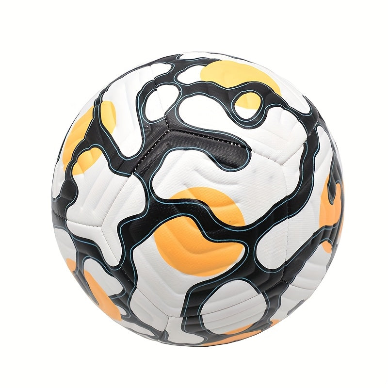 Personalized Youth Soccer Ball, Custom Engraved Size 5 Football, Durable Faux Leather