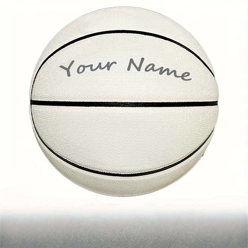 Glow-in-the-Dark Basketball #7 - Personalized Custom Name\u002FMessage, No Batteries Needed
