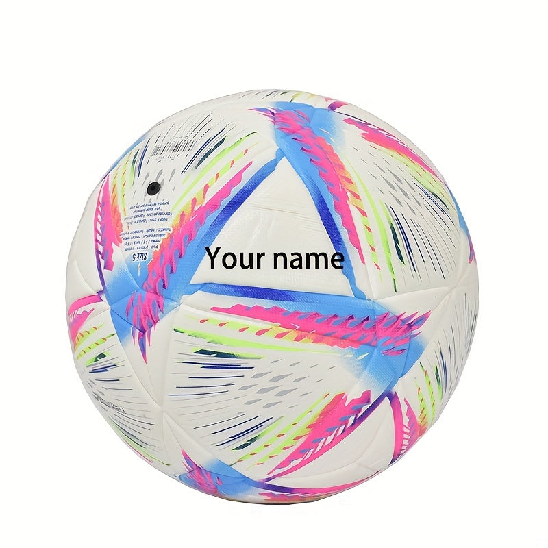 Custom Engraved Soccer Ball Personalized Golden Football Will Custom Engraved Size 5 Soccer Ball - Faux Leather